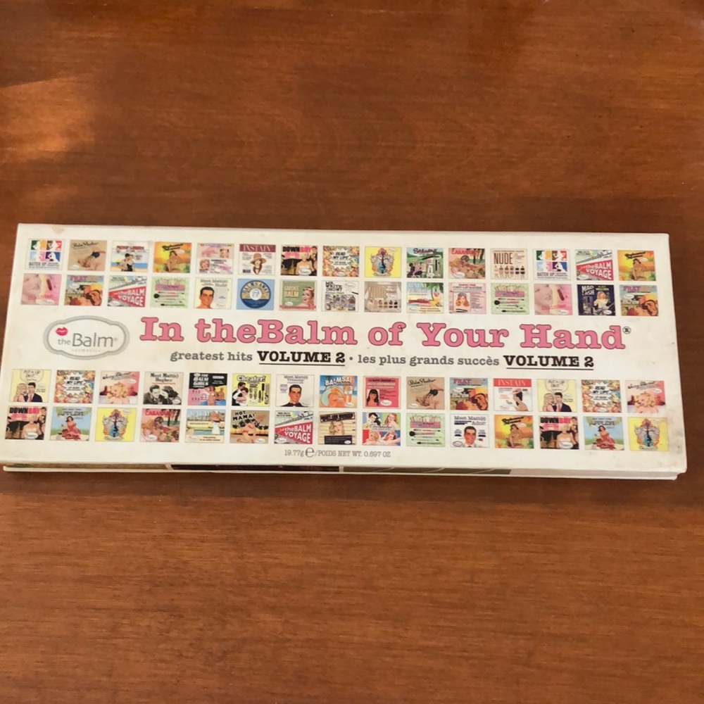 The Balm In the bottom of your hand pallet